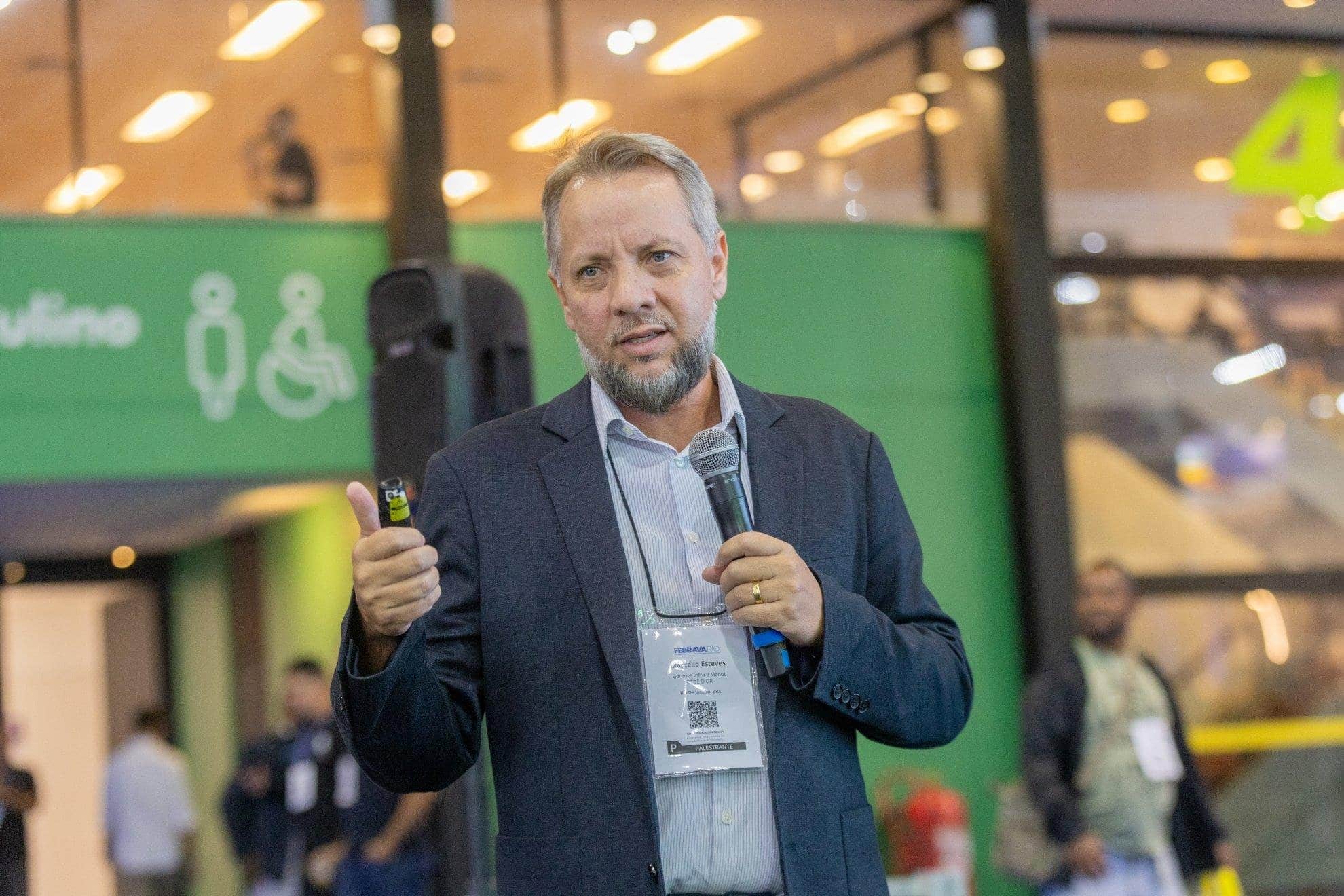 Marcello Esteves, da Rede D'Or, na palestra da Febrava RIO 2026